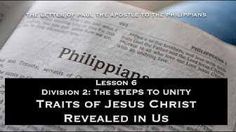 Philippians – The Traits of Jesus Christ Revealed in Us